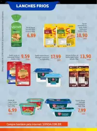 Folheto Sonda Página 4: Queijo minas frescal polenghi tradicional ou light €17,99, Pão de forma Visconti 36% integral €6,89