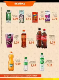 Folheto Sonda Página 6: Néctar tial sabores €1,59, Sprite limão original €1,69