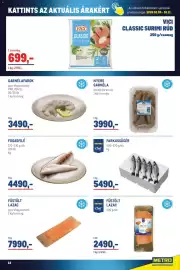 Metro akciós újság Oldal 13: Füstölt lazac €7.990,00, VICI CLASSIC SURIMI RÚD €699,00