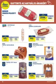 Metro akciós újság Oldal 18: Füstölt, főtt tarja €3.499,00, BERGER PÁRIZSI FELEZETT €2.599,00