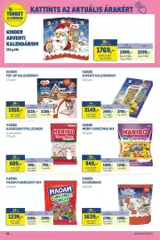 Metro akciós újság Oldal 24: KINDER SCHOKOBONS €1.999,00, Kinder €2.399,00