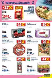 Metro akciós újság Oldal 25: LIPTON FUNKCIONÁLIS TEA €999,00, Dilmah filteres tea €899,00