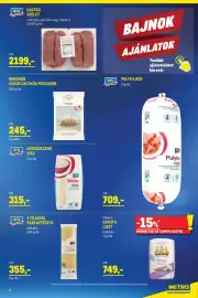 Metro akciós újság Oldal 3: ARO Hosszúszemű Rizs €315,00, KORONÁS CUKOR ZACSKÓS PORCUKOR €245,00