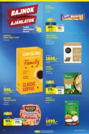 Metro akciós újság Oldal 4: Eduscho Family őrölt kávé €999,00, Dolce Gusto Kávé-Kapszula €1.849,00