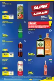 Metro akciós újság Oldal 5: Traubisoda szénsavas üdítőital €359,00, Pepsi szénsavas üdítőital €509,00