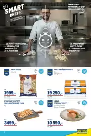 Metro akciós újság Oldal 7: Gyorsfagyasztott Sous Vide Pulled Pork €3.499,00, METRO Chef LAZAC PORCIÓ NYÚZOTT €10.990,00