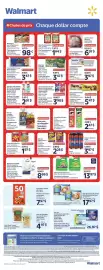Walmart flyer week 39 Page 2: Butterball boneless or stuffed turkey roast €17,97, Great Value boneless smoked ham €6,97