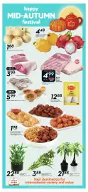 Sobeys flyer week 39 Page 13: Pork Belly 1/3 portion skin-on €4,99, Fresh Pork Hock €3,99