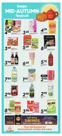 Sobeys flyer week 39 Page 14: Glico Pocky Biscuit Sticks €3,98, Siwin potstickers or dumplings €4,98