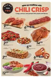Sobeys flyer week 39 Page 18: Chili Crisp Marinated Boneless Skinless Chicken Breast €9,99