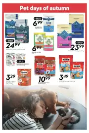 Sobeys flyer week 39 Page 21: Milk-bone dipped dog treats €3,49, Blue buffalo dry dog food €23,99