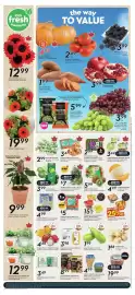 Sobeys flyer week 39 Page 6: Large Cantaloupe €4,99, Asian Pears €1,88