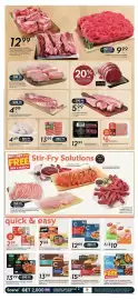 Sobeys flyer week 39 Page 7: Compliments Beef or Chicken Smashed Burgers or Traditional 4 oz Beef Burgers €13,99