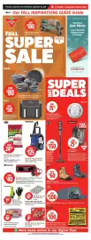 Canadian Tire flyer week 39 Page 1: Mastercraft High-Vis Nitrile Dipped Work Gloves €2,99