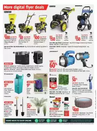 Canadian Tire flyer week 39 Page 15: Tasc selected flower bulbs €9,99, Simoniz pressure washer €399,99