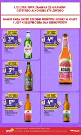 Polomarket gazetka tydzień 39 Strona 8: Piwo malinowe Bojan €4,00, Piwo wiśnia w piwie Kormoran €5,00