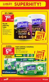Polomarket gazetka tydzień 39 Strona 10: DO POLO PO SUPERHITY! 33% TANIEJ PRZY ZAKUPIE 2 ROLEK 799 Ręcznik papierowy Lanna 1
