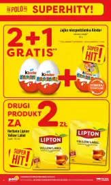 Polomarket gazetka tydzień 39 Strona 4: DO POLO PO SUPERHITY! 2+1 GRATIS** MLEKO KAKAO Kinde MLEKO KAKAO Kinder NIESPODZI NE