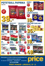 Price Lagerbutikk kundeavis Side 3: Kvikk lunsj biter €35,00, Dumle €18,00