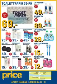 Price Lagerbutikk kundeavis Side 4: Jif Bilsjampo €39,00, Jif Allrent €49,00