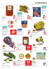 Colruyt folder Pagina 14: The Potato Chef zoete aardappel met kruidenmix €3,79, Boni Selection verse noordzeegarnalen €9,35