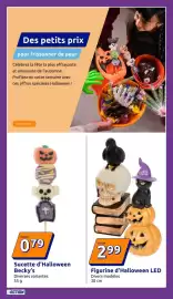 Catalogue Action semaine 39 page 31: Figurine d'Halloween LED €2,99, Becky's Sucette d'Halloween €0,79