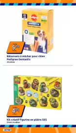 Catalogue Action semaine 39 page 4: Pedigree Dentastix €5,79, SES Kit créatif figurine en plâtre €4,95