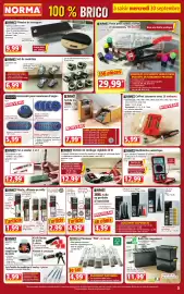 Catalogue Norma semaine 40 page 3: KRAFT Station de soudage réglable €12,99, PowerTec Pinceaux "PRO" €4,99