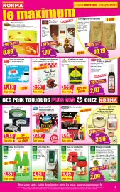 Catalogue Norma semaine 40 page 9: Les Comtes de Provence Confiture de cassis €3,99, BIO SONNE Mélange céréales Bio €2,09