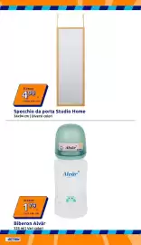 Volantino Action settimana 39 Pagina 12: Specchio da porta Studio Home €4,99, Biberon Alvär €1,79