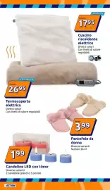 Volantino Action settimana 39 Pagina 13: Cuscino riscaldante elettrico €17,95, Pantofole da donna €3,99