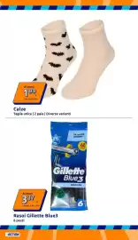 Volantino Action settimana 39 Pagina 14: Calze €1,99, Rasoi Gillette Blue3 €3,37