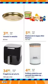 Volantino Action settimana 39 Pagina 25: Pulitore elettrico per pennelli da make-up €4,44, Friggitrice ad aria XL €34,95