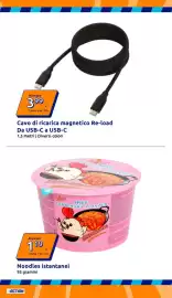 Volantino Action settimana 39 Pagina 31: Cavo di ricarica magnetico Re-load €3,99, Noodles istantanei €1,19