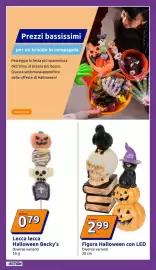 Volantino Action settimana 39 Pagina 33: Figura Halloween con LED €2,99, Lecca lecca Halloween Becky's €0,79