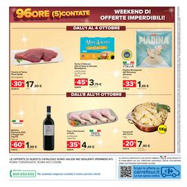 Volantino Carrefour Pagina 48: Fusi o Sovracosce di Pollo €4,49, Piadina Romagnola IGP Riminese Alimenta €1,99