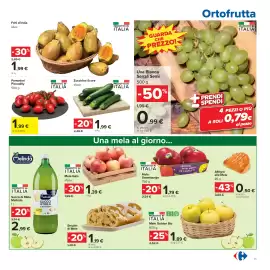 Volantino Carrefour Pagina 11: Fchi d'india sfusi €1,99, Zucchine Scure sfuse €1,99