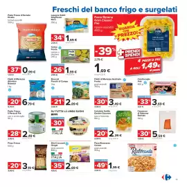 Volantino Carrefour Pagina 15: Tortini Frosta €1,99, Broccoli Freschi di Campo €2,89
