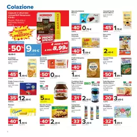 Volantino Carrefour Pagina 18: Cereali Vitalis Cameo €1,89, Confettura Natù Rigoni di Asiago €2,19
