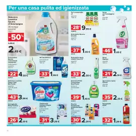 Volantino Carrefour Pagina 30: Detergente Spray Infinite Clean Cif €2,99, Sgorgatutto Actiff €1,29
