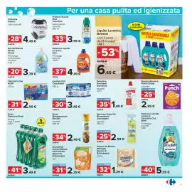 Volantino Carrefour Pagina 31: Detersivo Pavimenti Amuchina €1,99, Coccolino Detersivo Liquido Lavatrice Cicli Brevi €5,99