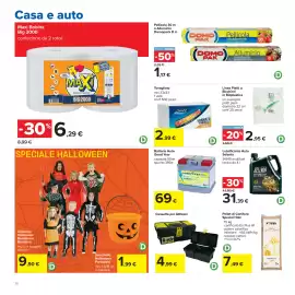 Volantino Carrefour Pagina 36: Ognigiorno tovaglioli €2,99, Piatti in Bioplastica Bio Table €2,95