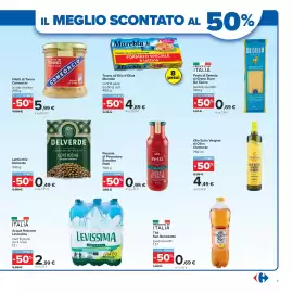 Volantino Carrefour Pagina 5: Lenticchie Delverde €0,49, Tonno all'Olio d'Oliva Mareblu €4,89