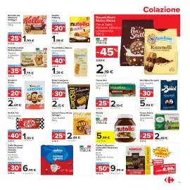 Volantino Carrefour Market Pagina 15: Fette Biscottate Mulino Bianco €1,75, Tisana Active L'Angelica €2,49