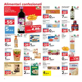 Volantino Carrefour Market Pagina 16: Pan Bauletto Grano Duro Mulino Bianco €0,89, Saikebon Manzo Cup €1,09