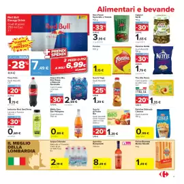 Volantino Carrefour Market Pagina 17: Aperitivo Ramazzotti €8,49, Acqua Chiarella Naturale €2,19