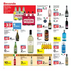 Volantino Carrefour Market Pagina 18: Rubicone Trebbiano La Calenzana €2,99, Crodino Biondo o Rosso €5,29