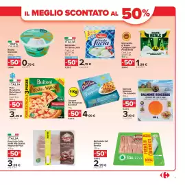 Volantino Carrefour Market Pagina 3: Mozzarella Tris Santa Lucia €2,19, Lasagna alla Bolognese Eurochef €4,99