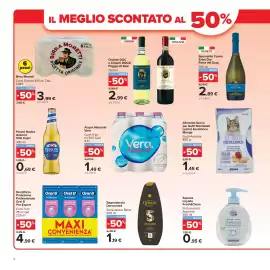 Volantino Carrefour Market Pagina 6: Acqua Naturale Vera €1,49