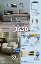 JYSK gazetka Strona 2: Stolik Taps €50,00, Stolik kawowy Aabenraa €370,00